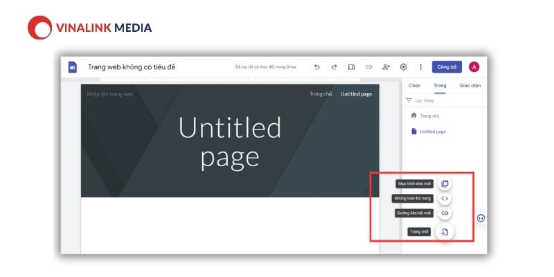 Tiến hành thiết kế website